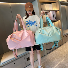 Cross-border short-distance travel bag women's large-capacity dry and wet separation shoe position portable shoulder luggage bag yoga fitness bag