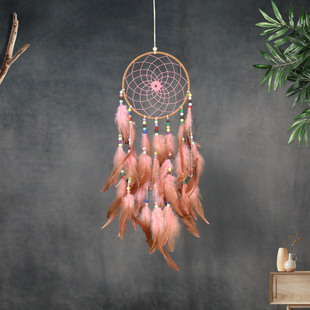 Cross-border Hot-selling Indian Dream Catcher Pendant Feather Pendant Indoor Tassel Wall Hanging Homestay Decorations