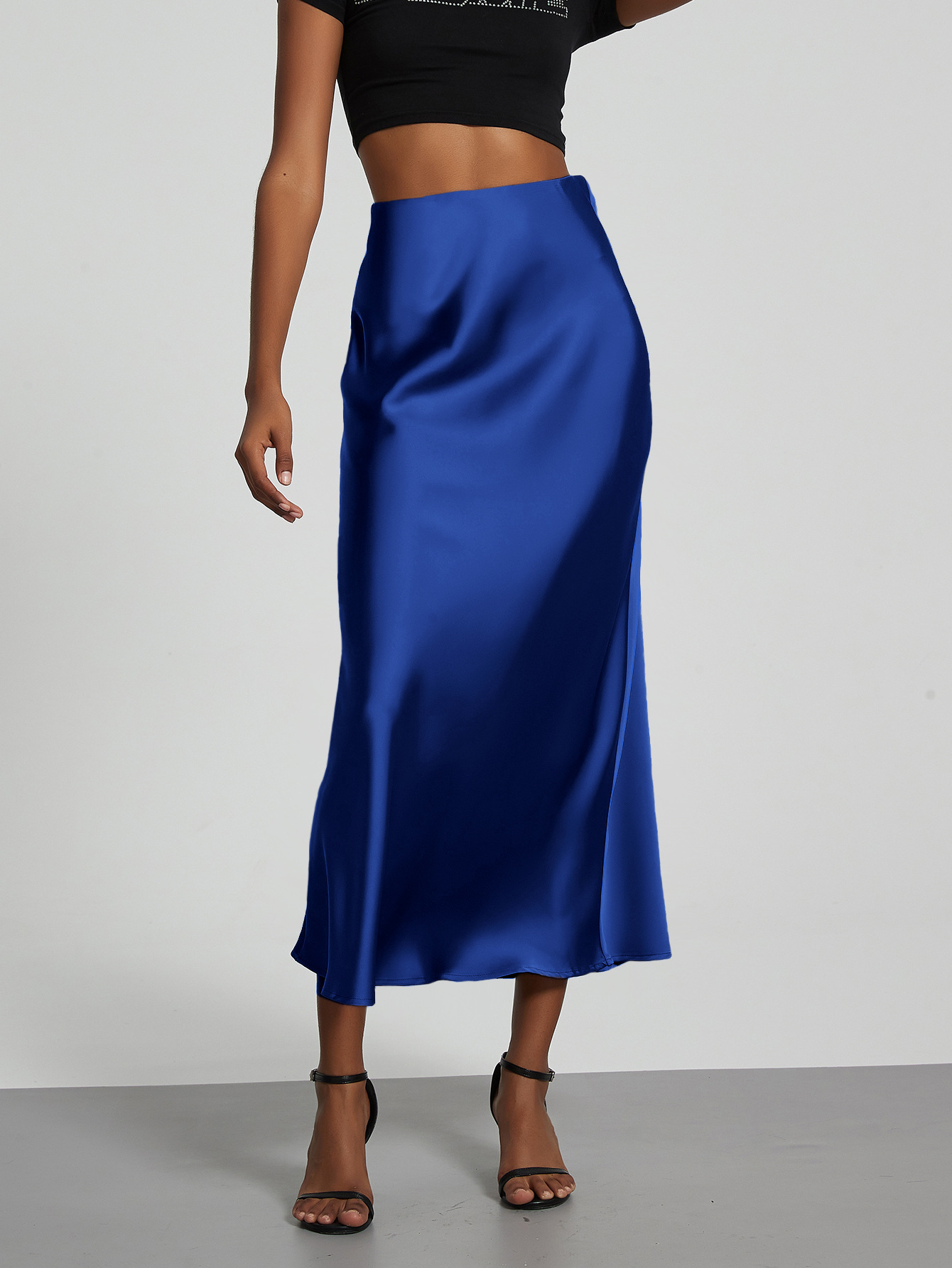 elegant silky skirt