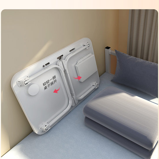Bed Desk Folding Small Table Computer Desk Bed Lazy Student Dormitory Study Table Homework Bedroom Sitting