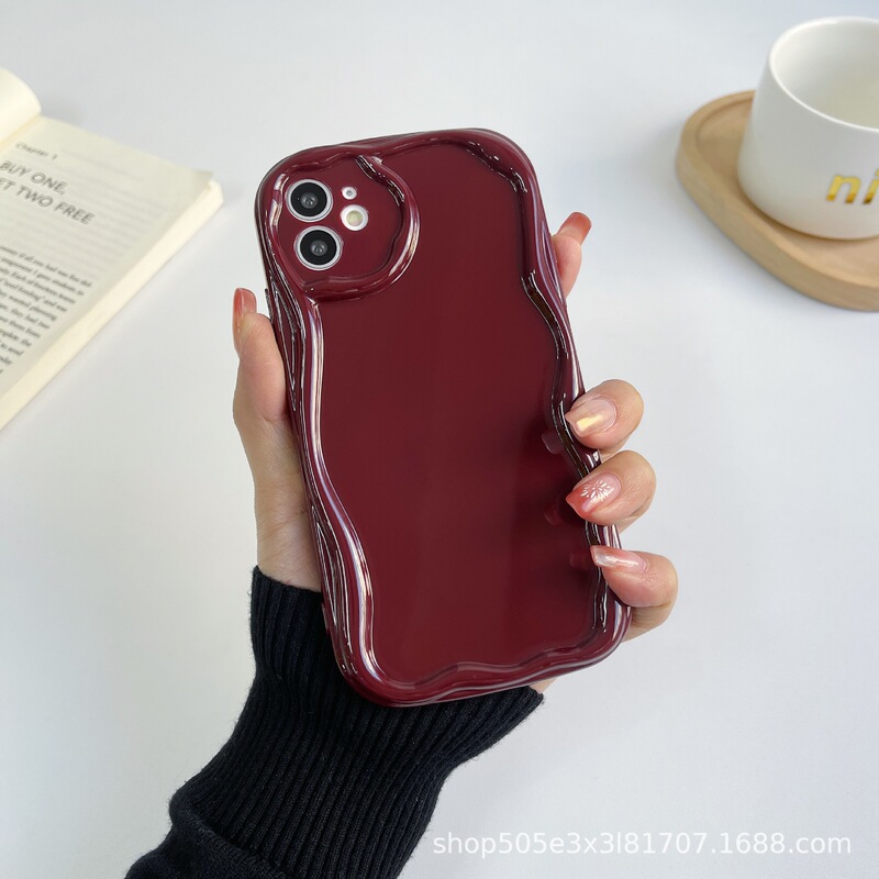 透明新TPUクリームケースはアップル11携帯電話保護カバークリームシンプルスタンド携帯ケースに適している|undefined