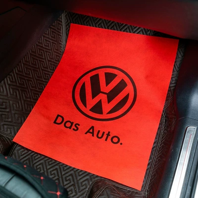 Shops, 50 Pieces, Guangzhou Universal Foot Pad - 50-sheets-of-enlarged-4253-red-volkswagen-logo