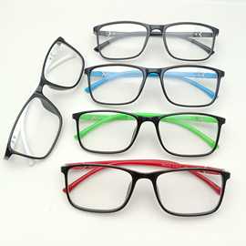 超轻TR90全框近视眼镜架男女青少年学生时尚眼镜框黑框彩色