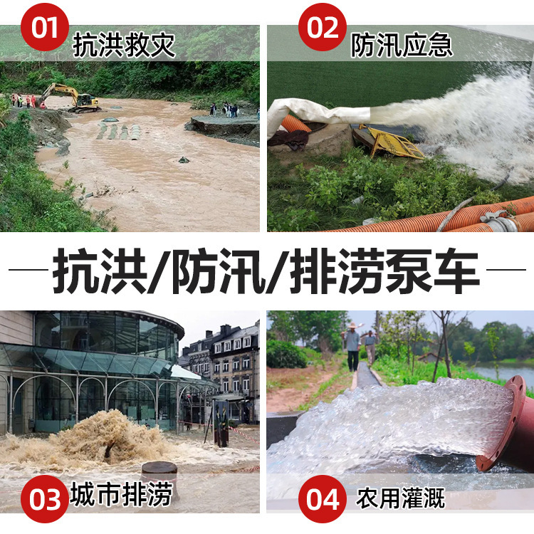 柴油机水泵机组排涝农业灌溉抽水泵1000800500立方泵车快速接头|undefined