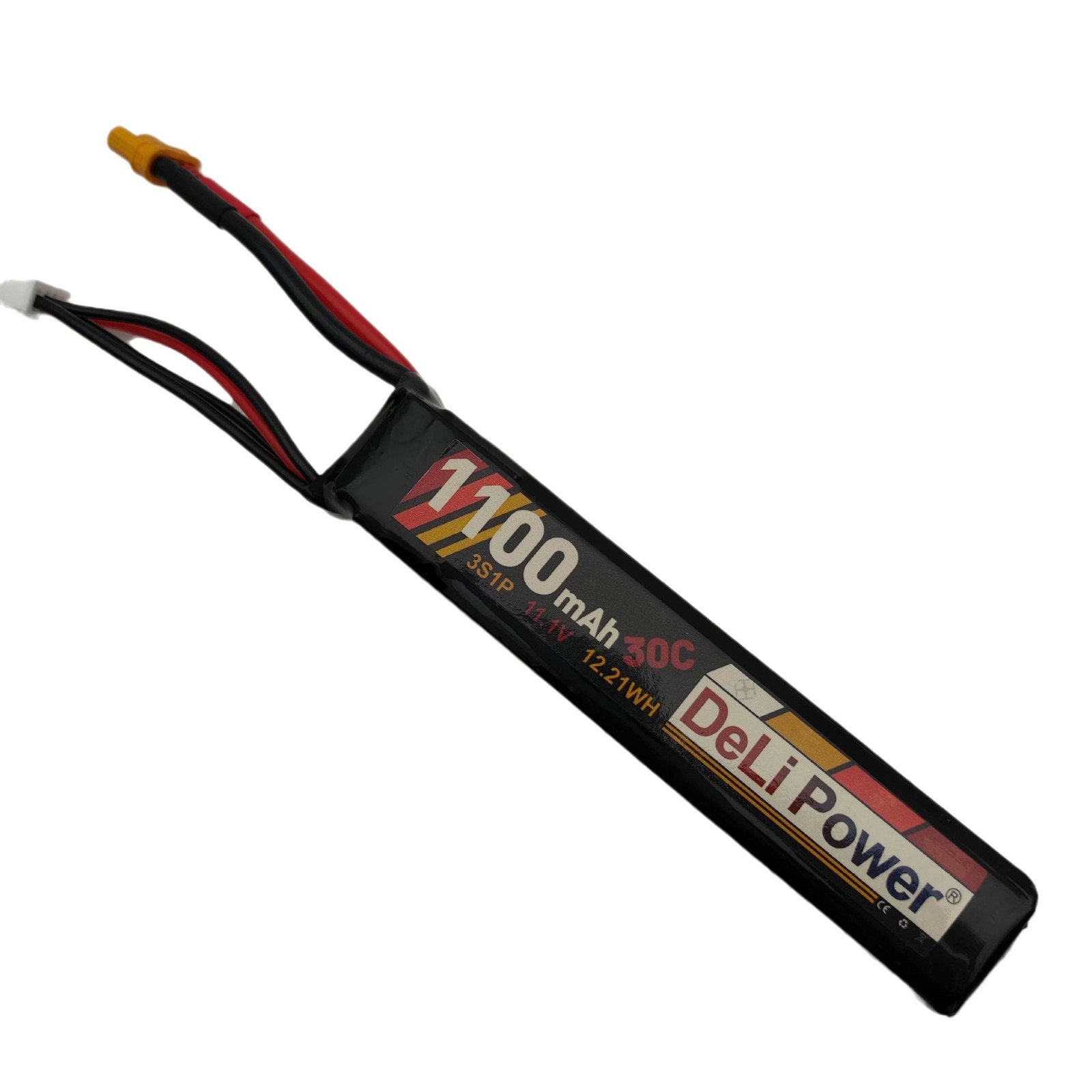 得利DeLipower水弹电池托心电池专业改装电池11.1V 1100mah 30C