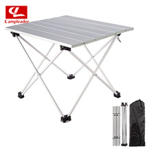 户外铝合金桌子野营餐桌子便携可折叠桌子野营自驾游桌银色黑色