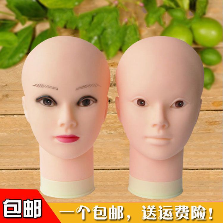 model Headform prop men and women Dummy head white Abstract Wig Hat scarf Bracket Die Wig model