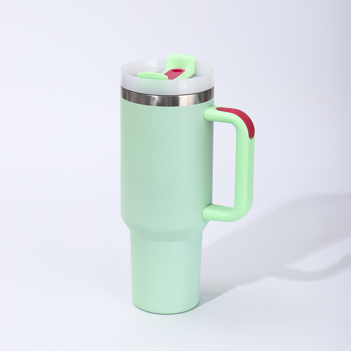 Gran capacidad de segunda generación 30oz mango taza de automóvil aislamiento térmico aislamiento frío taza de paja portátil 304 taza de hielo de acero inoxidable