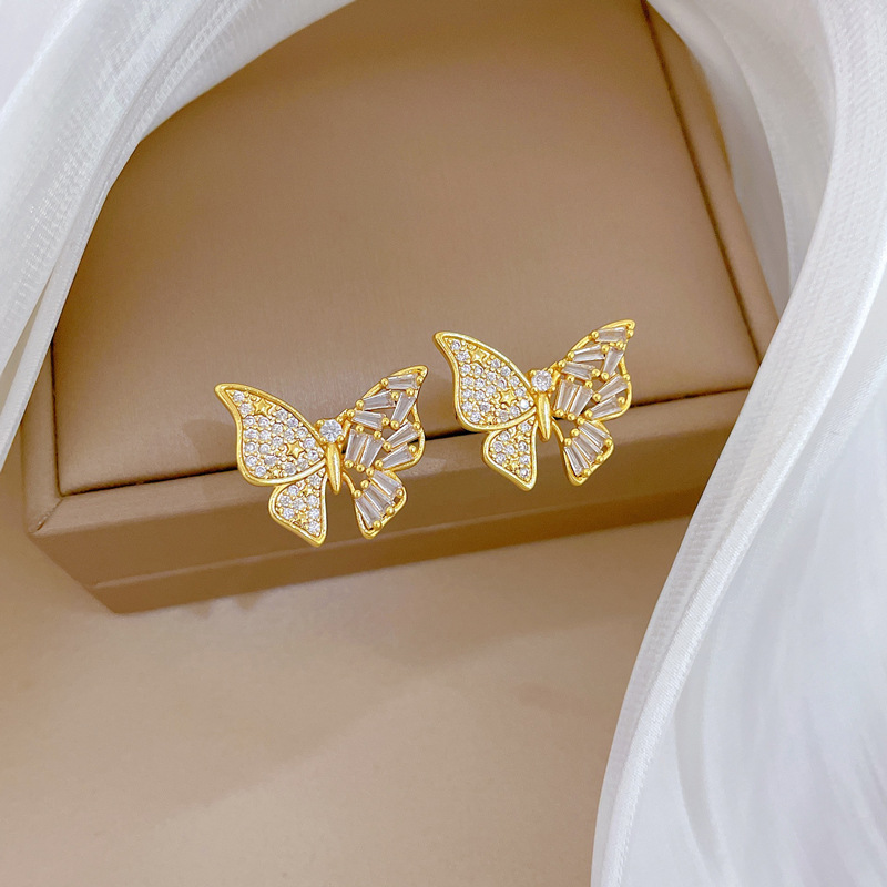Set collana e orecchini farfalla gioielli stile elegante_voghion.com
