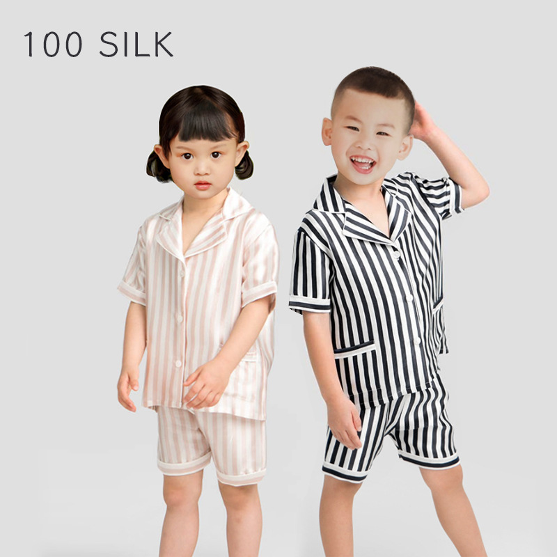 Children's silk pijama for men and women
