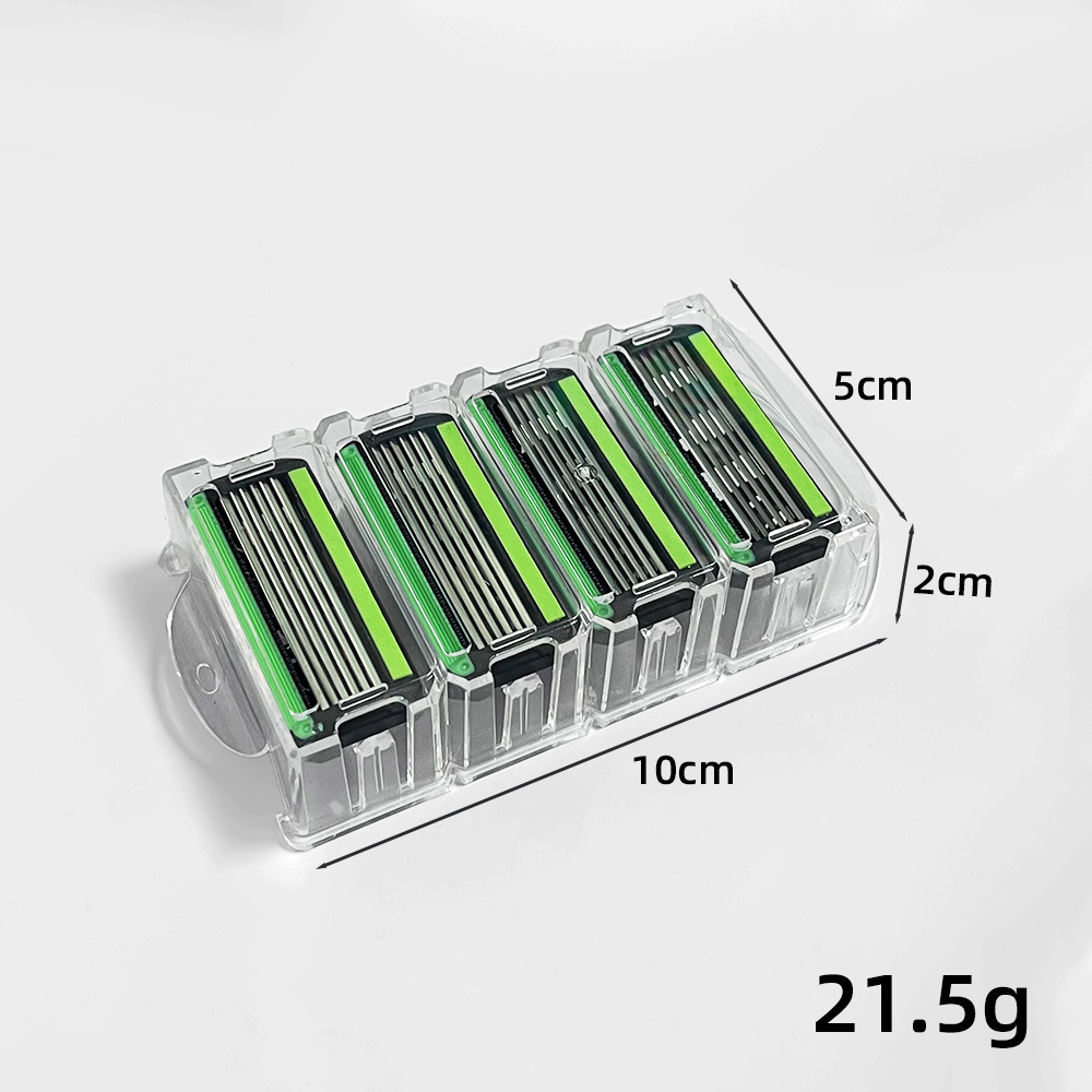 Bending Six-Layer Replacement Blade Head with Three Interfaces, Universal Various Handles, Manual Razor, Razor Blade Factory