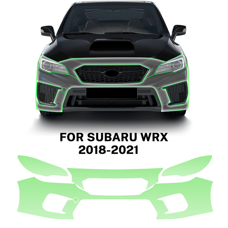 스바루 WRX 18-21TPU 보이지 않는 페인트 보호 방지 긁힘 방지 보호 필름 전용 국경