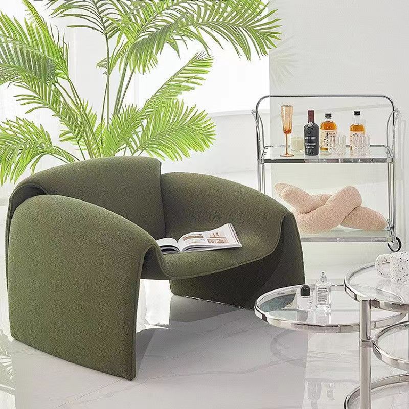 Кресло-диван Zuozuo Sofa молочная кожа