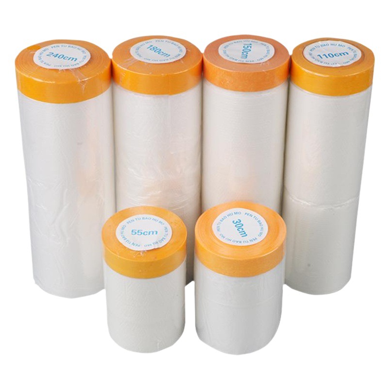 Película de enmascarar papel y papel de enmascarar papel pulverización película protectora coche diatomeas barro muebles decoración enmascarar película