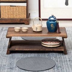 無垢材畳小さなテーブルバルコニー和風テーブル出窓コーヒーテーブル家庭用コーヒーテーブル小さな耐性テーブル小さなテーブル