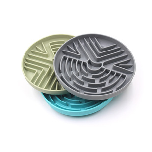 Cross-Border Hot Selling Pet Licking Mat Suction Cup Pet Licking Tray Silicone Slow Food Mat Dog Anti-Choking Pet Placemat