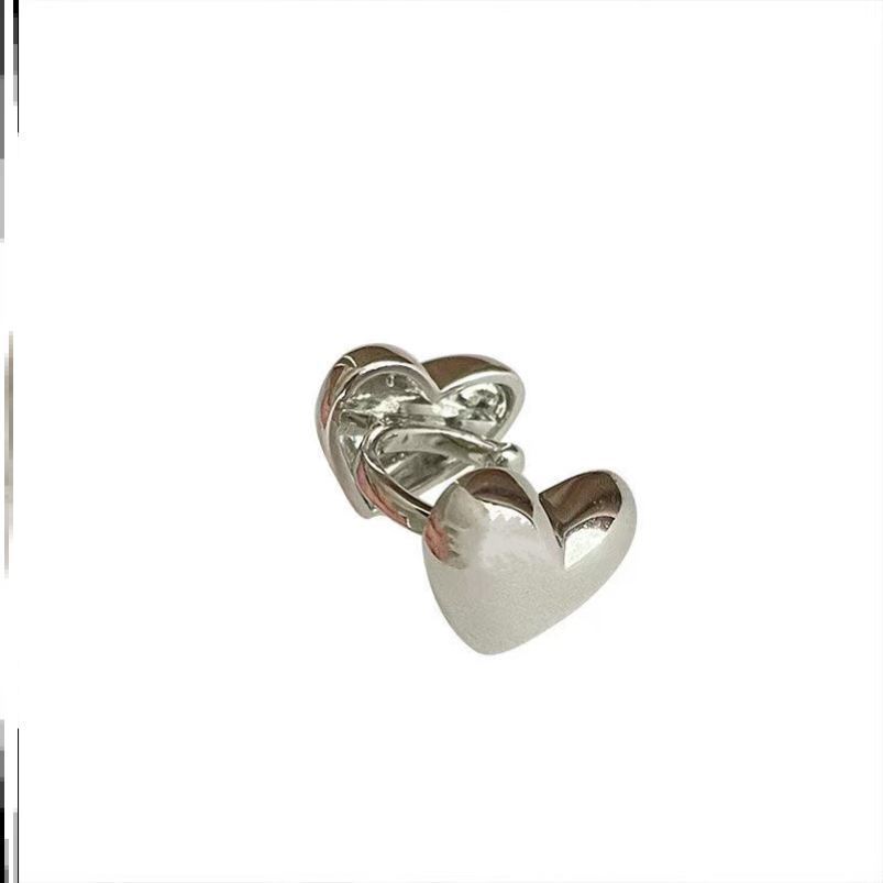 De alta calidad de estilo francés de metal precioso clip de oído de las mujeres pendientes sin oreja 2022 nueva moda elegante simple clip de hueso del oído