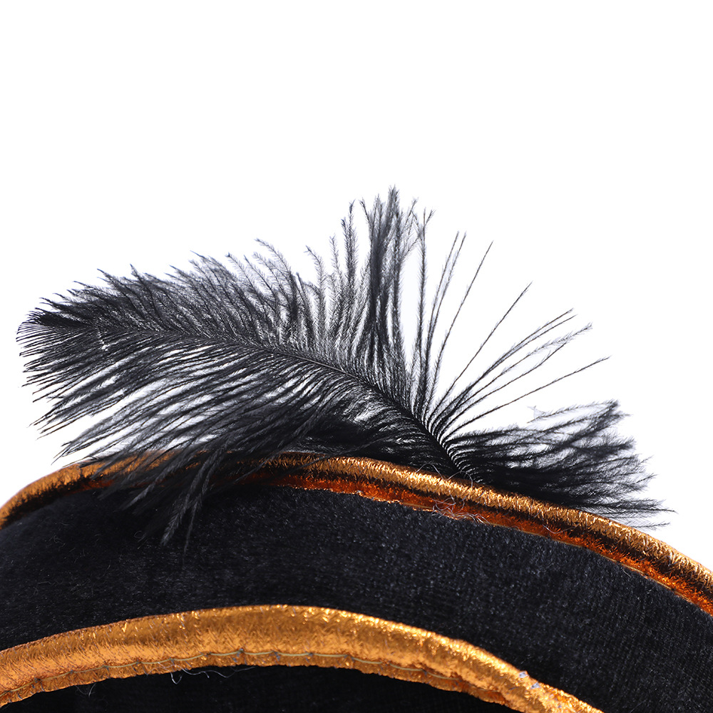 Halloween pirata del Caribe sombrero de cabeza bandero fantasma día de los piratas bandejas de cabello props espectáculo banderoles británicos