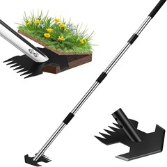 クロスボーダー全鋼両面鍬、除草、草刈り、家庭用工具、尖った鍬、兼用鍬、多機能鍬、ガーデニング