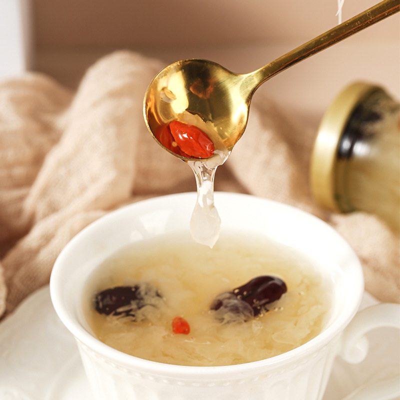 Instant Silver Ear Soup Bottled, Fresh Cooked Silver Ear Soup No Boiling Bird Nest Silver Ear Soup Health Drink Fast Food Wholesale