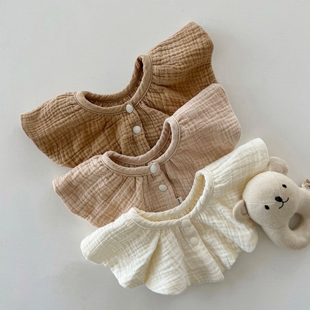 Korean Baby Saliva Towel 360 Bib Gauze Super Soft Baby Newborn Anti-Vomiting Bib Absorbent and Fashionable