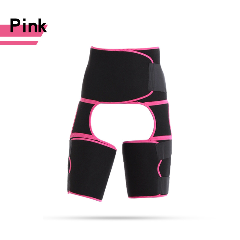 Deportes de una pieza cinturón sudor corsé pierna banda sudor protección cinturón ajustable cintura alta cadera elevación cinturón flaco pierna banda