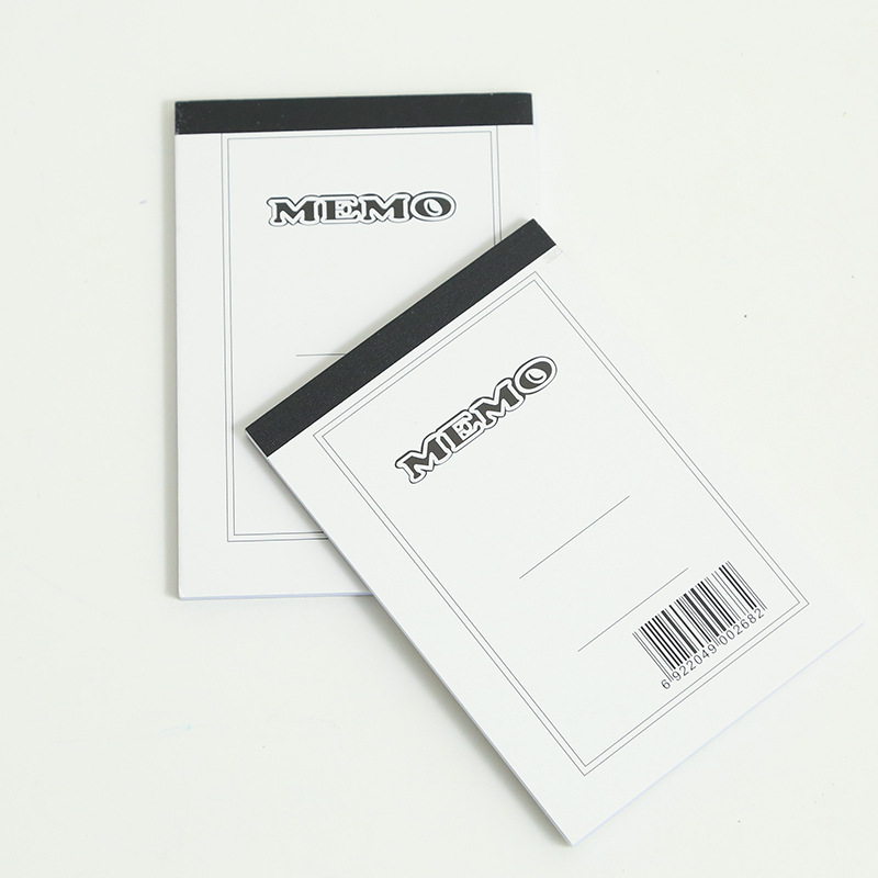 MEMO 64 오픈 노트 북 노트북 운동 책 작업 노트 작은 노트 초안 책 눈물 노트