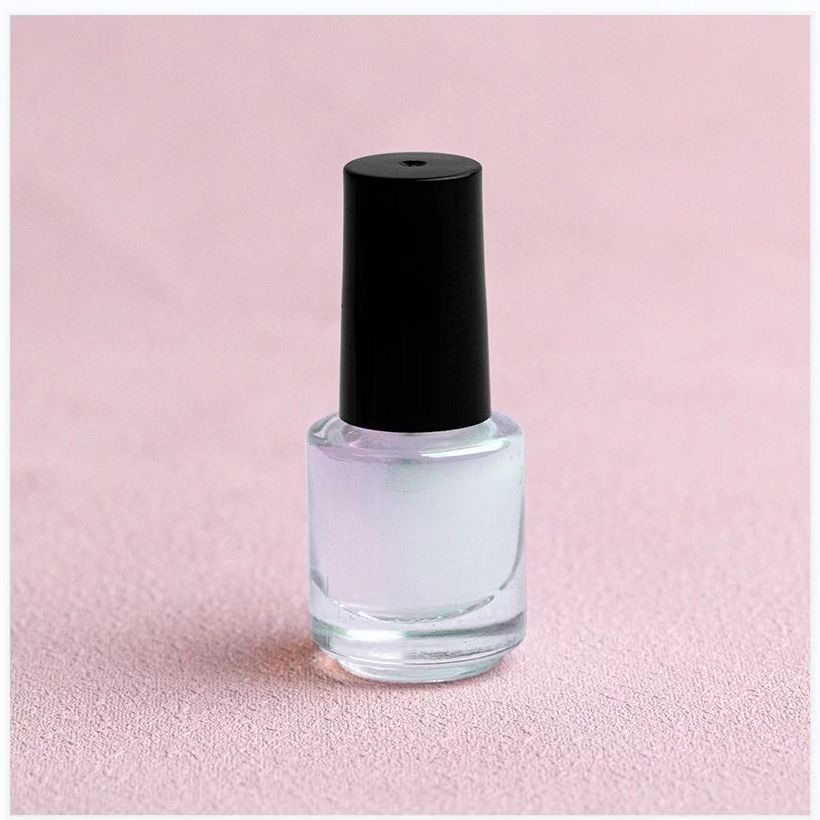 A base de agua de hielo blanco transparente desnudo esmalte de uñas hembra libre de horneado pelable sin lágrimas de secado rápido inodoro estudiante manicura traje