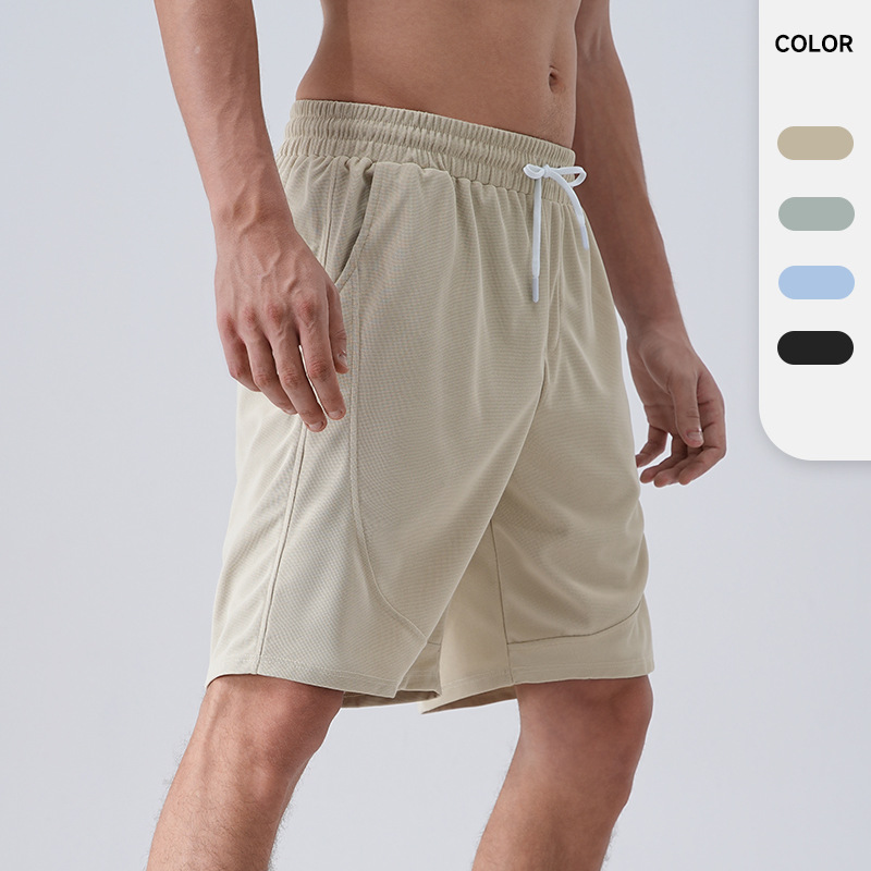 Pantalones cortos de hombre baloncesto delgado elástico ocio entrenamiento para correr pantalones cortos deportivos