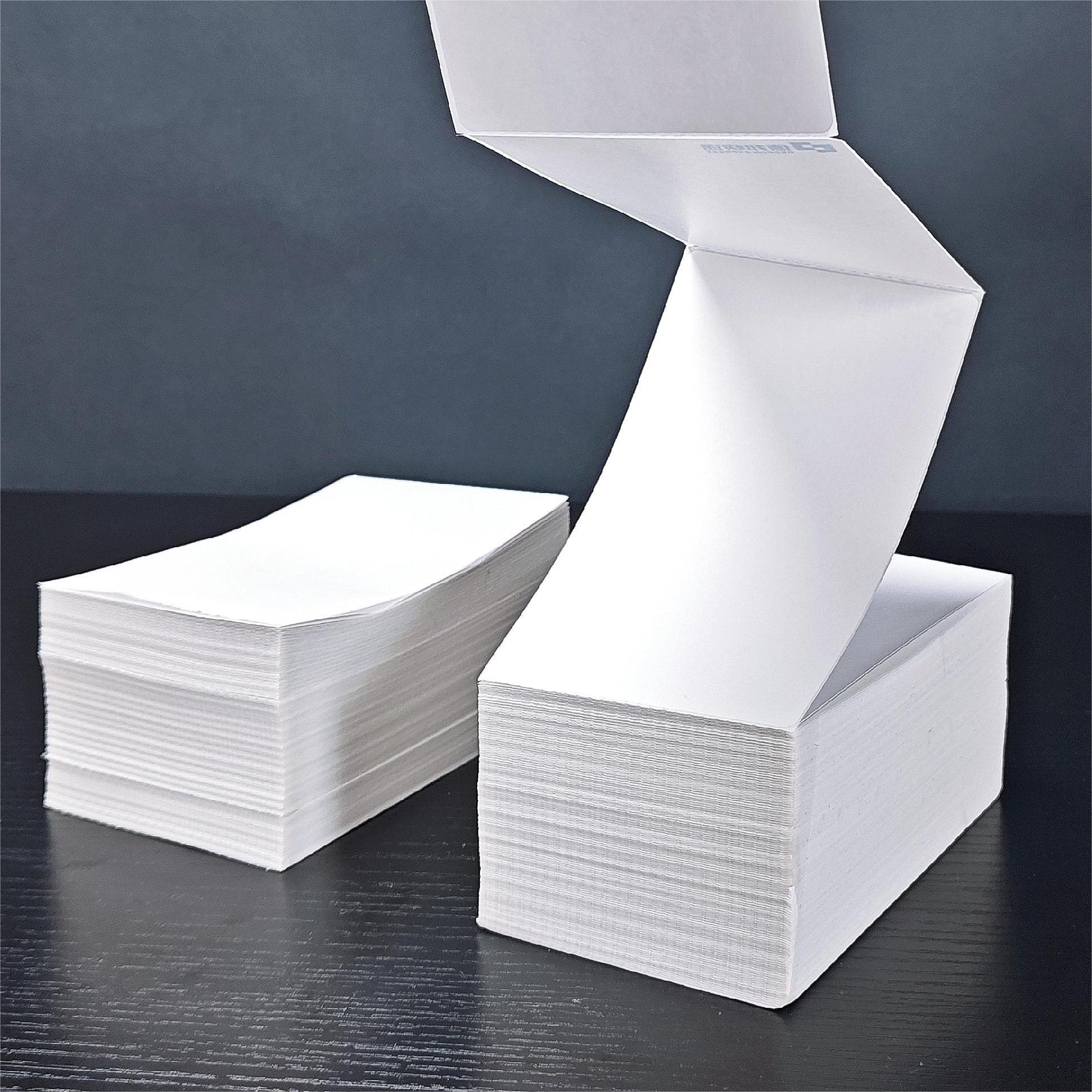 빈 물류 익스프레스 배달 단일 인쇄 용지 76X130 3방열 열전사 자체 접착 라벨 스티커 열전사지