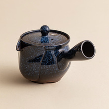 日本進口常滑燒星空側把急須創意日式復古家用陶瓷泡茶壺禮品茶具