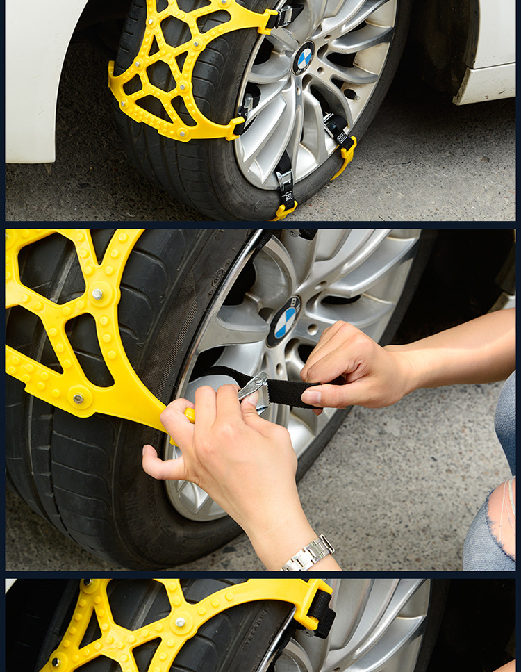 Universal Anti-Slip Tire Chains for Cars, Snow Emergency Chains Made of Rubber, Direct Sales from the Manufacturer, Large Quantity, Favorable Price