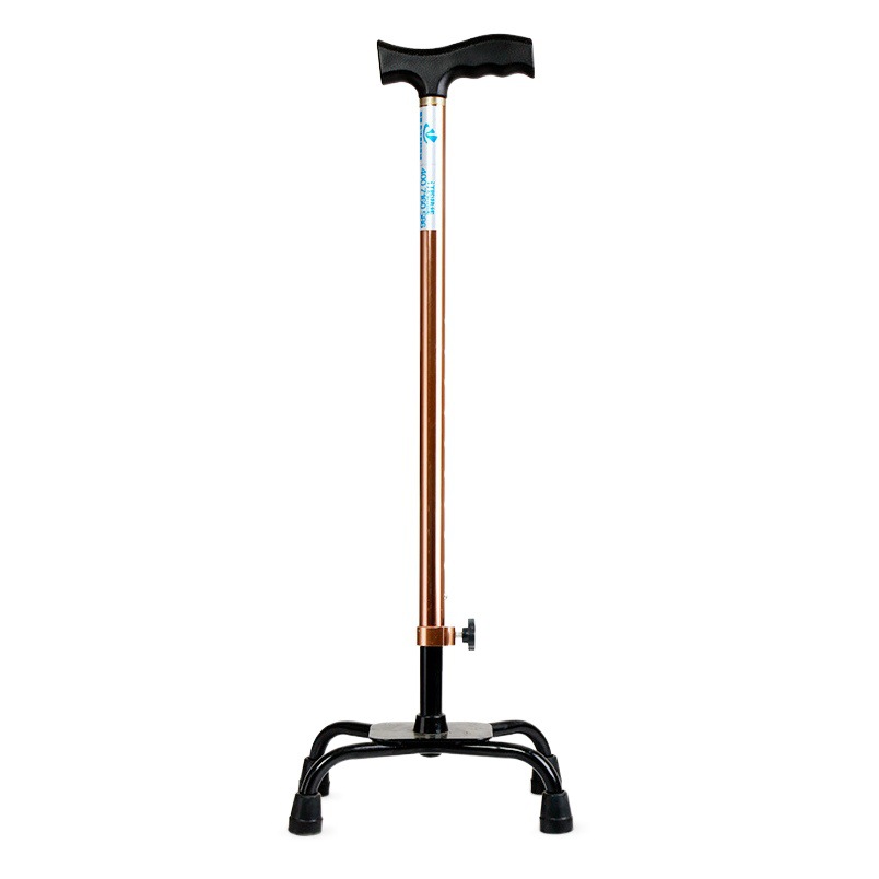 Jishide bastón para los ancianos bastón telescópico bastón para caminar de cuatro patas antideslizante bastón para los ancianos bastón de cuatro esquinas para los ancianos bastón