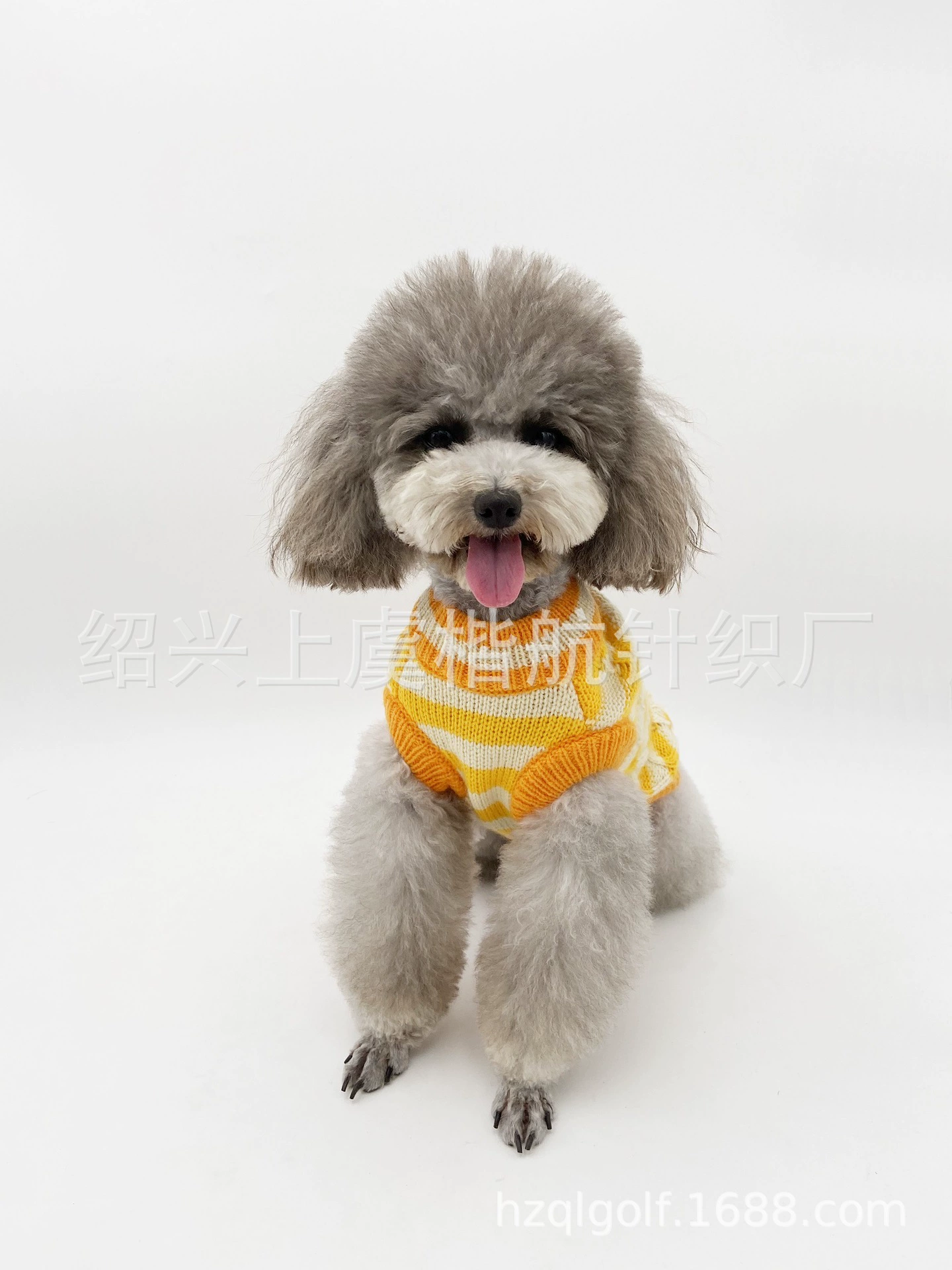 Ван говорить витой горизонтальная полоса кожа логотип острый ПЭТ свитер