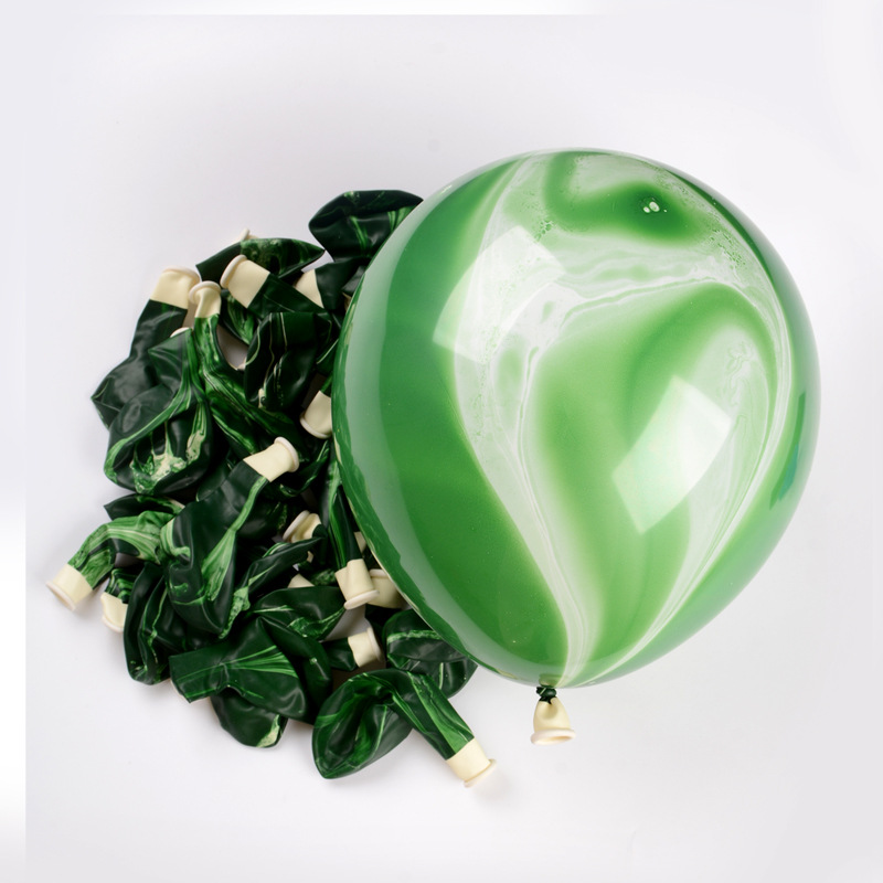 2,2G 10 pulgadas ágata patrón globo decoración boda Boda Sala Centro Comercial atmósfera diseño decoración colorido nube color látex bola