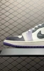 AJ1 Low Black Purple Purple