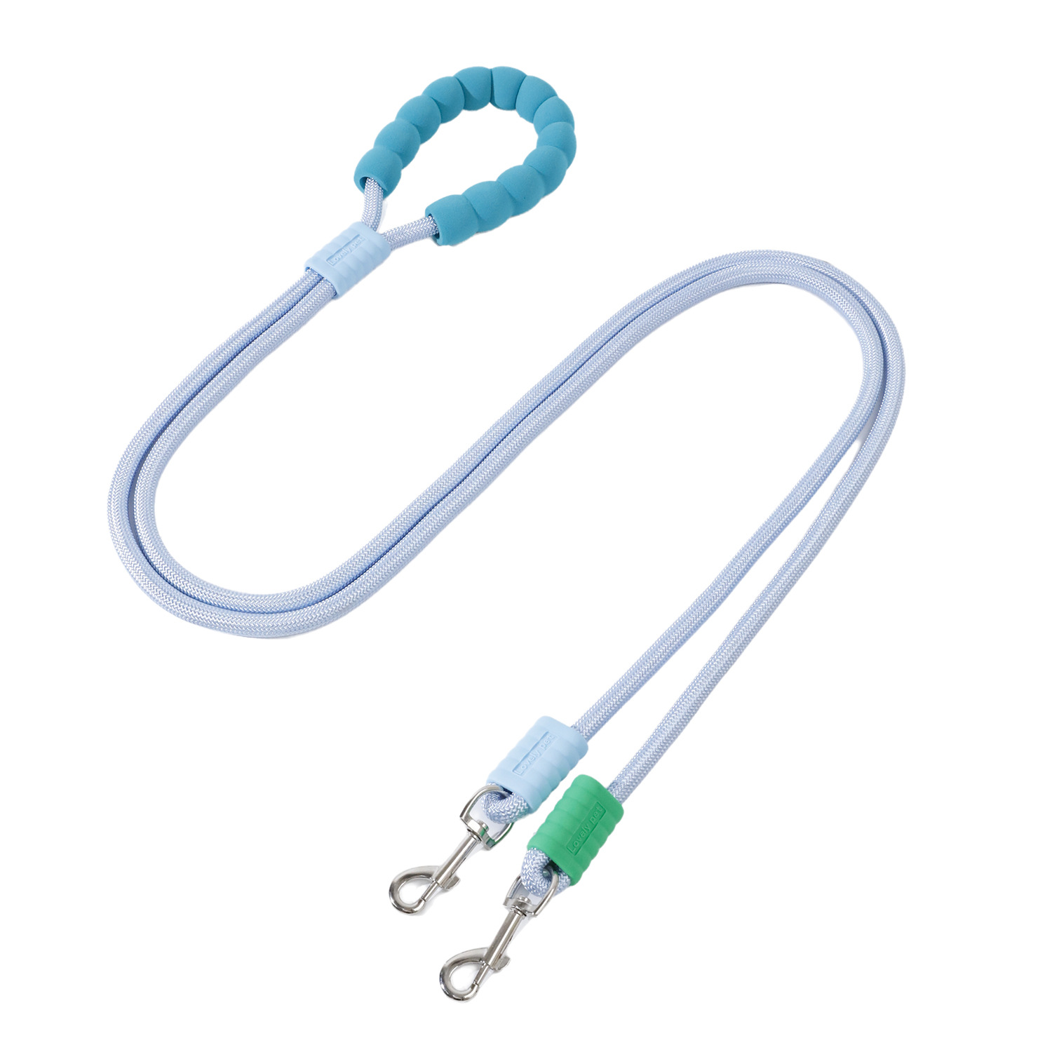 Tarjeta de elevación, dopamina, nube, mango de espuma, uno para dos, cuerda de tracción 150CM, correa para perro de nailon de imitación, cuerda para perro, cuerda P