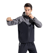 大码情侣暴汗服跑步健身服套装男发热排汗运动服训练服男一件代发