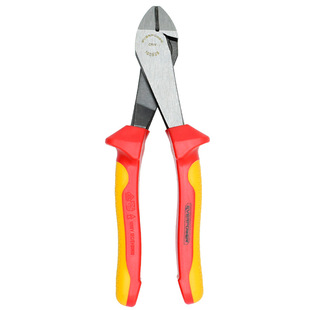 Aivbol Two-Color Handle Vde Insulated Large-Head Diagonal Pliers 8 Inches