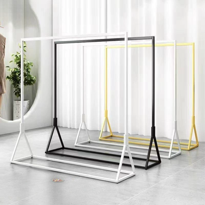 Железная вешалка для одежды, напольная вешалка для одежды с колесиками, полка для магазина одежды, вешалка для одежды, напольная вешалка для одежды в торговом центре