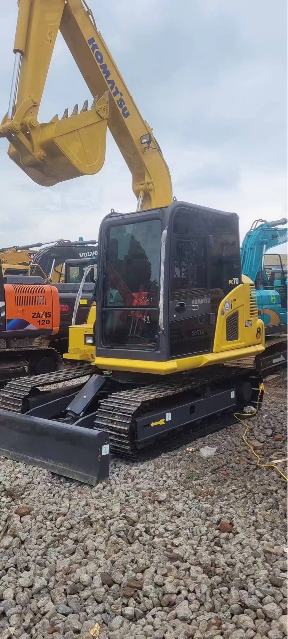 Línea de exportación extranjera usada Komatsu 70 excavadora PC80 PC90 PC100 PC120 excavadora