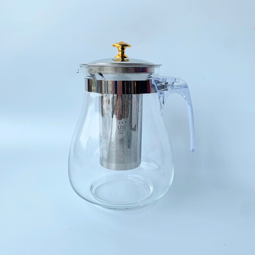 Elegant Cup Linglong Cup Teapot Tea Set One-touch Filter Heat-Resistant Glass Teapot Tea Maker Set Printable LOGO