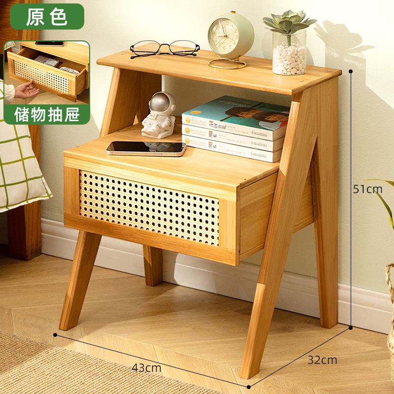 Mesa de cabecera doméstica nuevo simple pequeño gabinete de cabecera doméstico dormitorio gabinete de cabecera multifuncional borde estricto selección