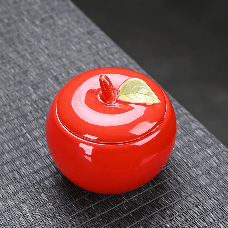 Креативная керамическая банка для яблочного чая влагостойкая герметичная банка для хранения гостиная украшение дома открытие подарок