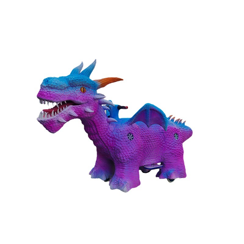 Carros de dinosaurios infantiles, carros deportivos, centros comerciales, mercados nocturnos, plazas, carros de baterías, parques al aire libre, equipos de atracción