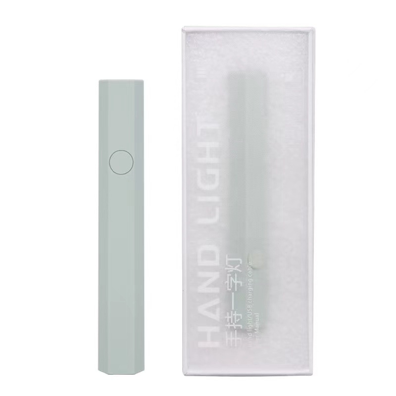 Nueva Luz de mano de una sola palabra Luz Portátil de fototerapia de salón de uñas mini Luz de almacenamiento de energía pegatina de uñas decoración de diamantes Luz de cocción