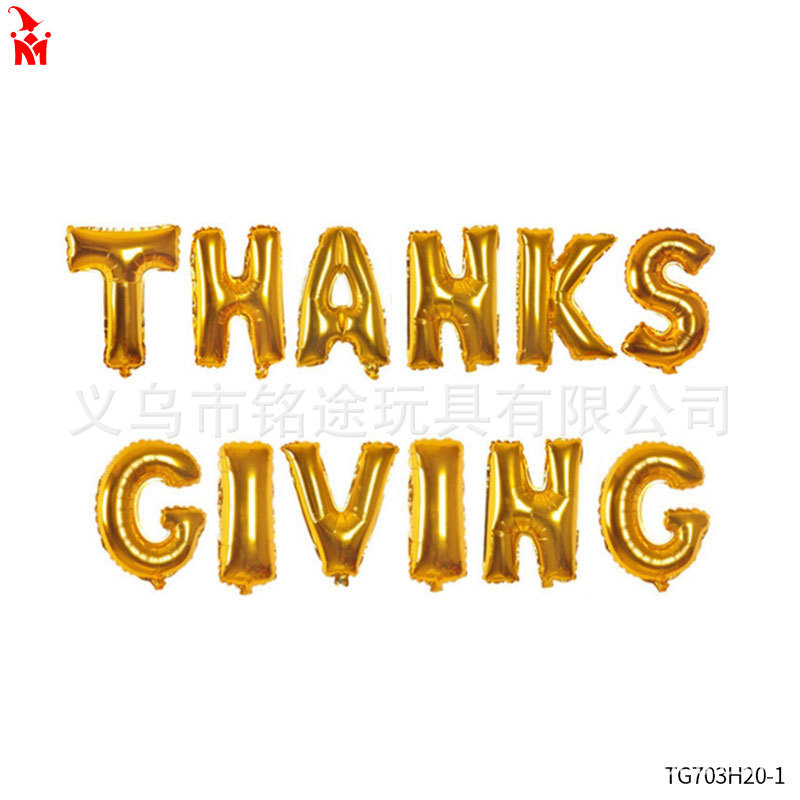 Acción de Gracias fiesta decoración traje de globo de Acción de Gracias accesorios de foto globo de película de aluminio globo de látex de Turquía