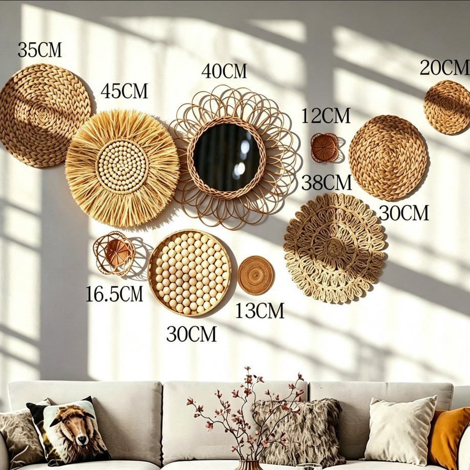 Decoraciones y colgantes bohemios hechos a mano para el hogar, venta directa del fabricante.