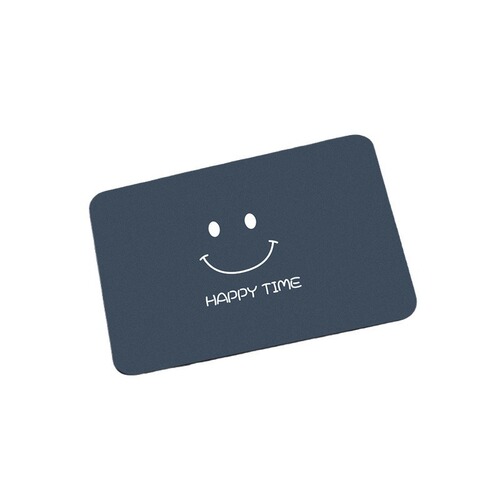 Modern minimalist bathroom door mat: dirt-resistant, non-slip, water-absorbent, and quick-drying diatomaceous earth floor mat—available for drop shipping.