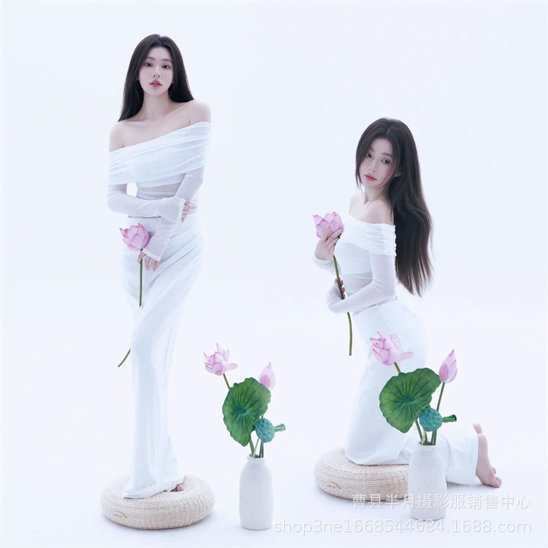 New photo studio theme for personal portrait photography: Korean-style pure and desirable lazy girl art photography outfit New photo studio theme for personal portrait photography: Korean-style pure and desirable lazy girl art photography outfit